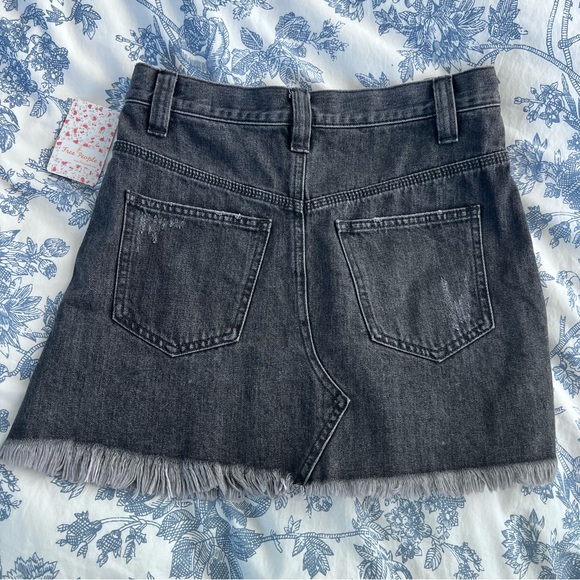 FP denim mini skirt size 25 - Picture 4 of 4